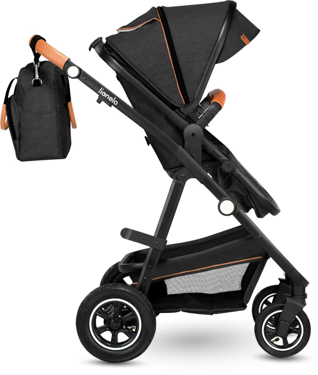 Дитячий візочок 2 в 1 Lionelo Amber Grey Graphite